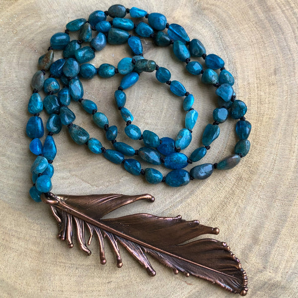 PIGEON FEATHER & APATITE