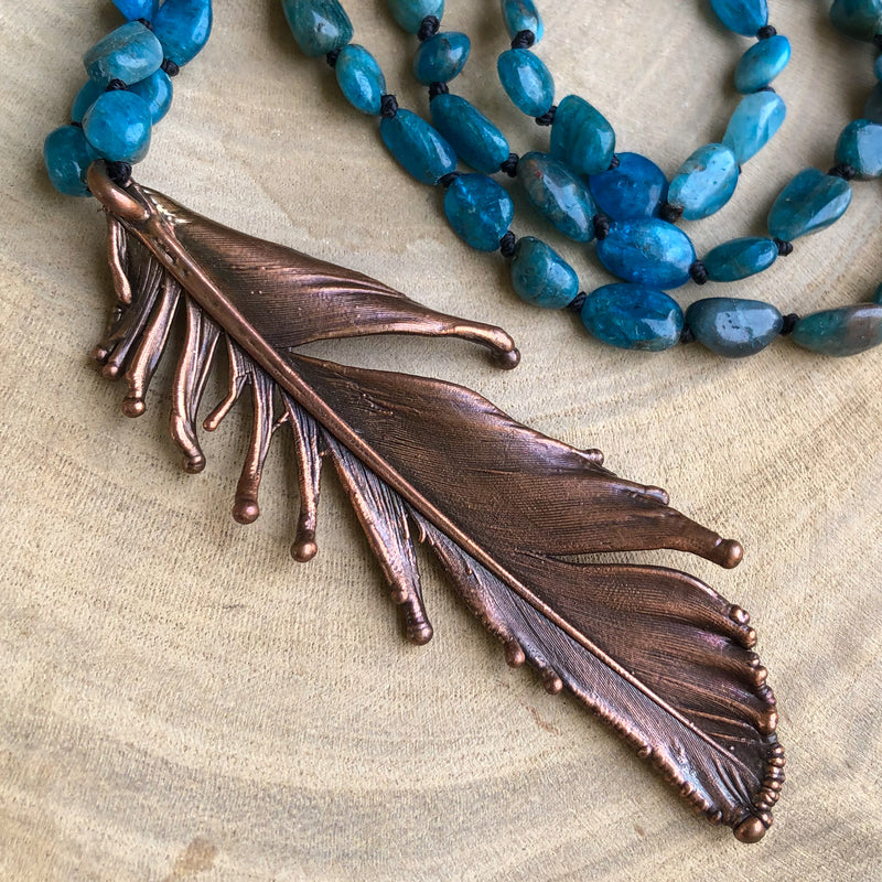 PIGEON FEATHER & APATITE