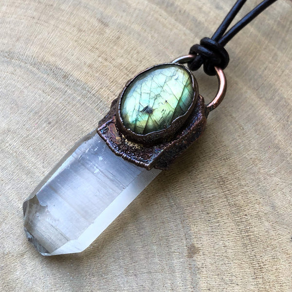 LEMURIAN QUARTZ & LABRADORITE