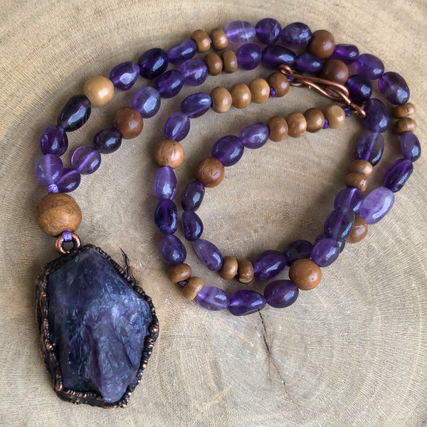 AMETHYST, OLIVE & KUK WOOD